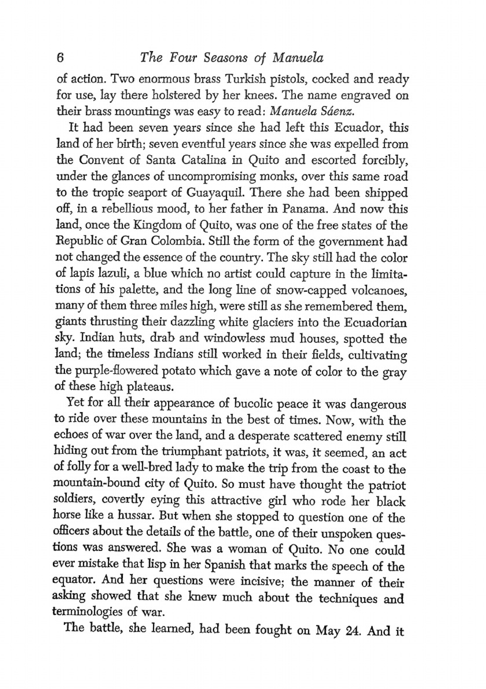 The four seasons of Manuela: a biography. The love story of Manuela Saenz and Simon Bolivar | V.W. Von Hagen