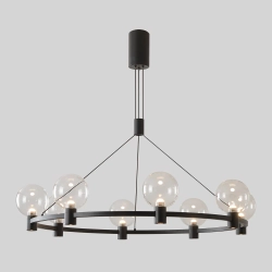 Люстра Crystal Lux DUET SP56W LED BLACK