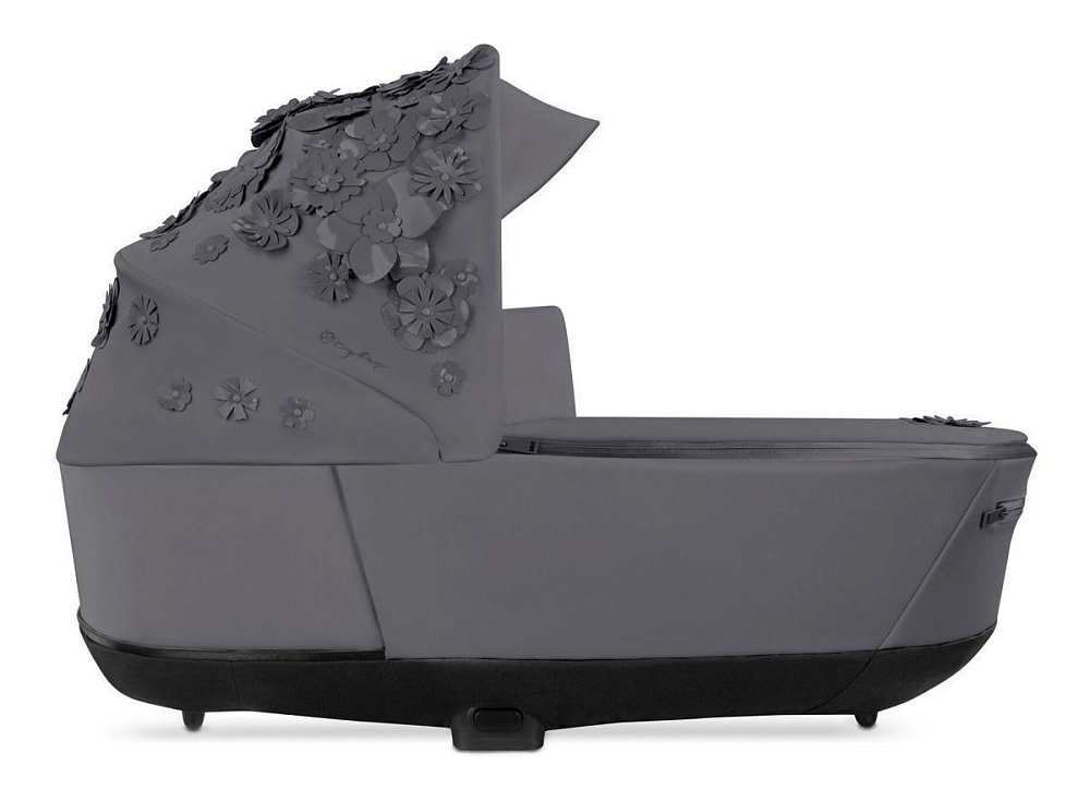 Коляска 2 в 1 Cybex Priam IV Chrome Brown Dream Grey (Simply Flowers Grey)