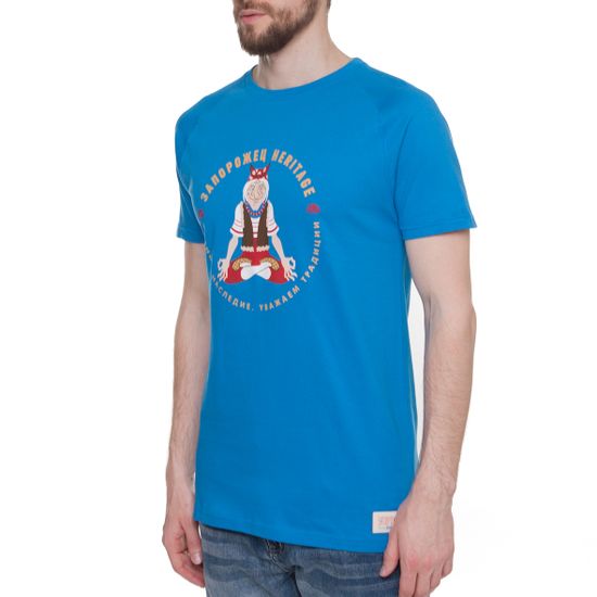 Футболка ЗАПОРОЖЕЦ Yoga (Синий (Blue)