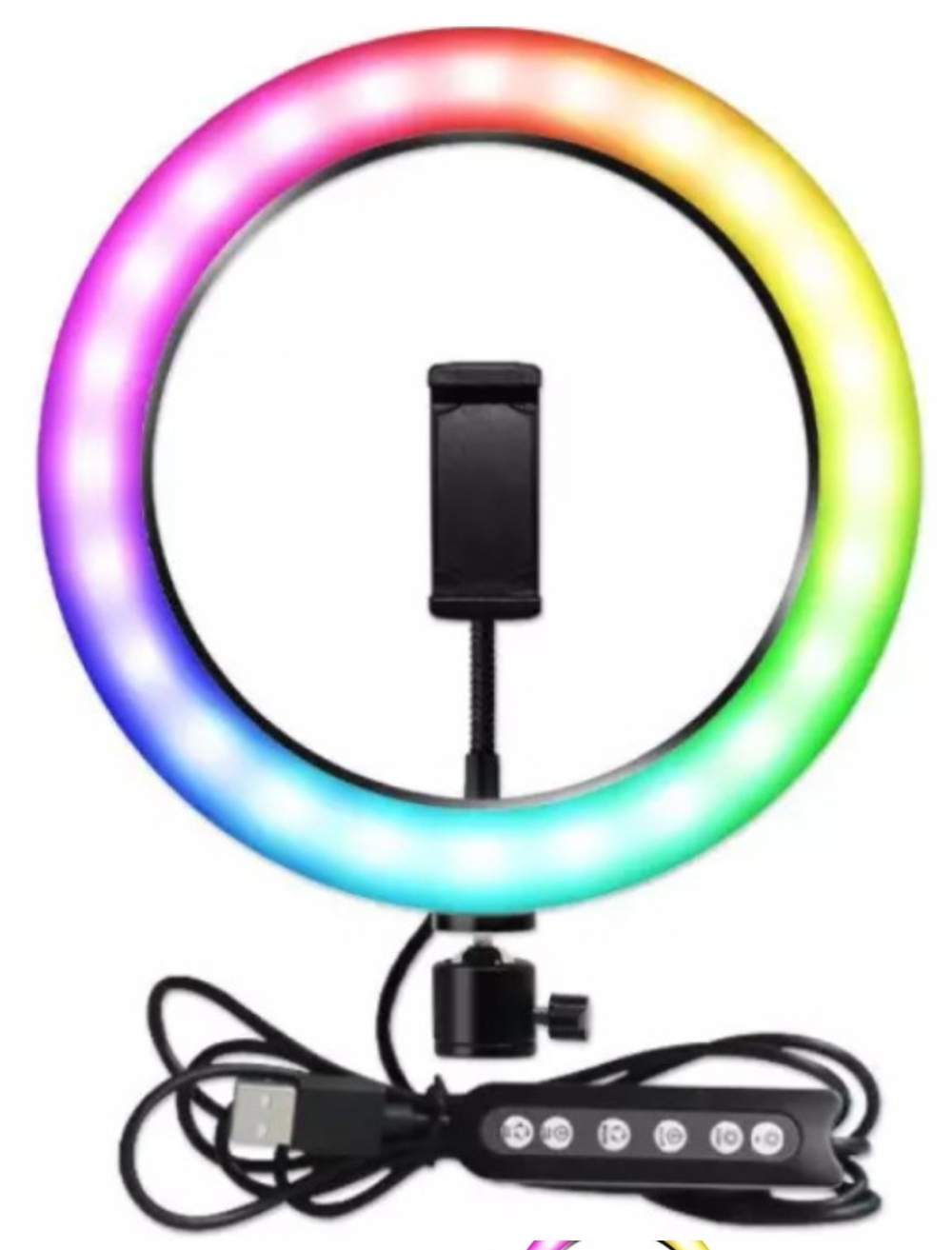 Кольцевая лампа MJ33 RGB