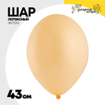 Шар латексный Экстра Пастель 43 см (Оранжевый)