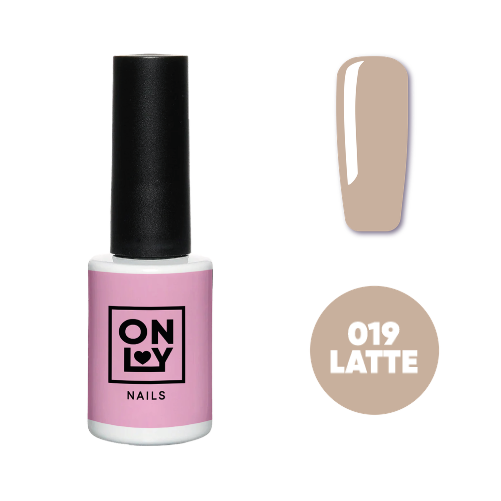Гель-лак OnlyNails Latte №19, 10мл