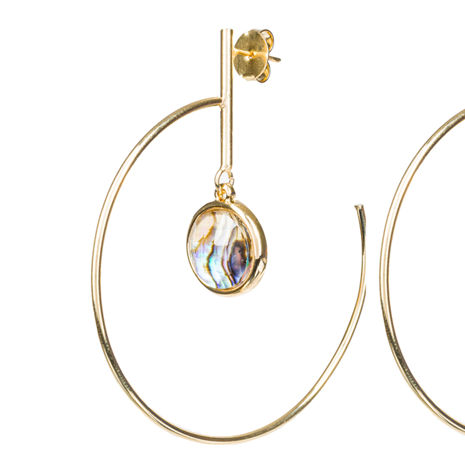 Серьги Possebon Abalone A9016.14 G