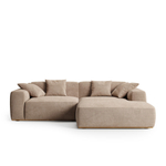 3-х местный нераскладной диван с кушеткой SAGA 008/021