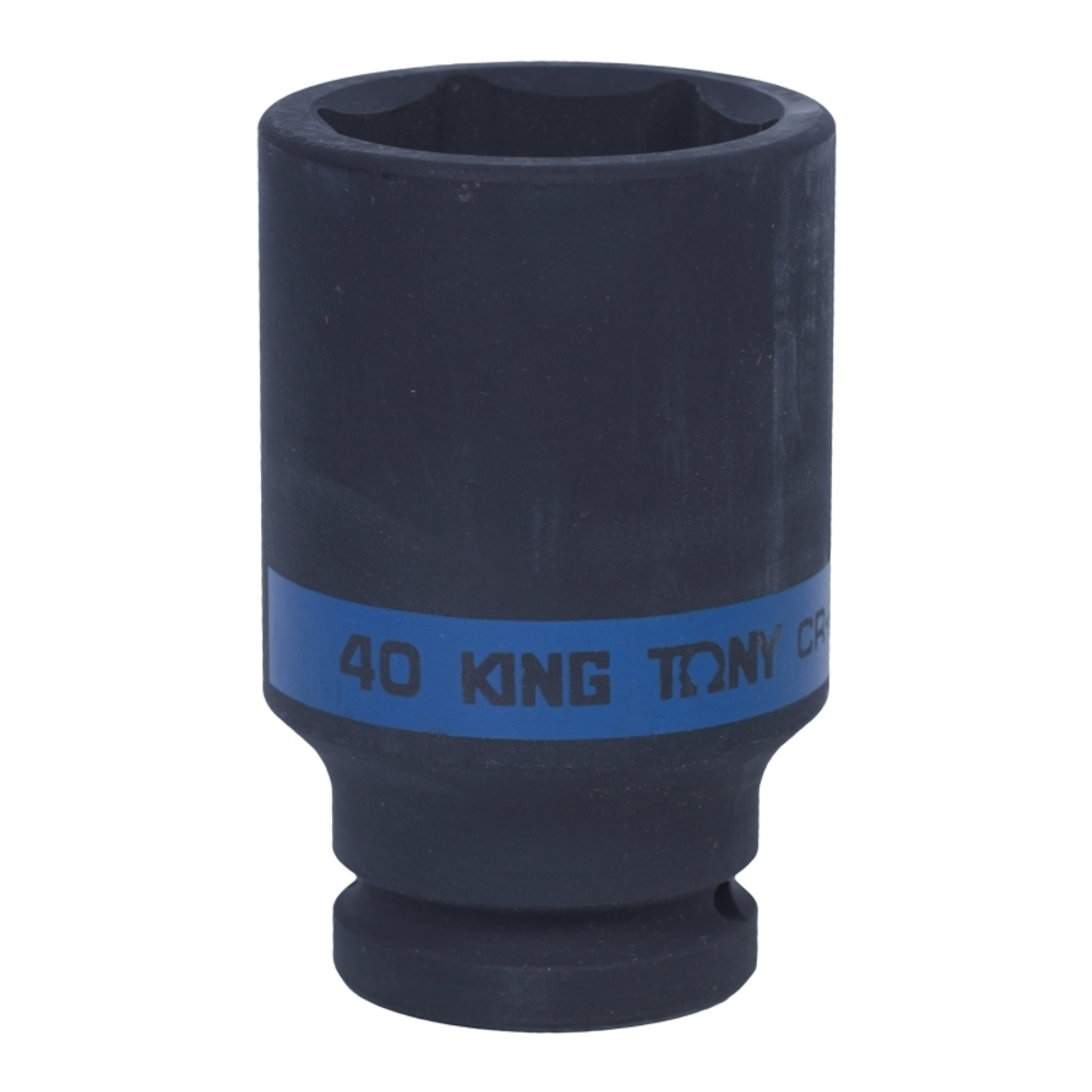 KING TONY (643540M) Головка торцевая ударная глубокая шестигранная 3/4", 40 мм