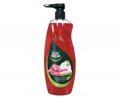 Master FRESH Гель-бальзам д/посуды ПИОН 1000мл