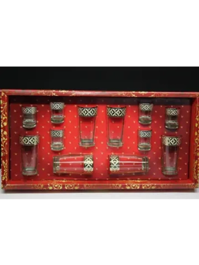 Набор 12 предметов стакан и стопка