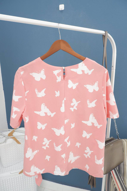 Блуза DENIZA с бабочками 44 размер, новая