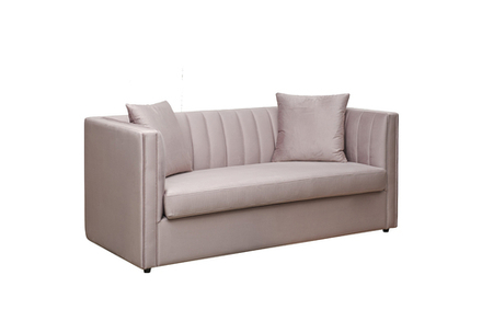 Диван Garda Decor Паоло(Paolo) двухместн.раскл. велюр беж. Colt1001 182*90*78 см,2 под.