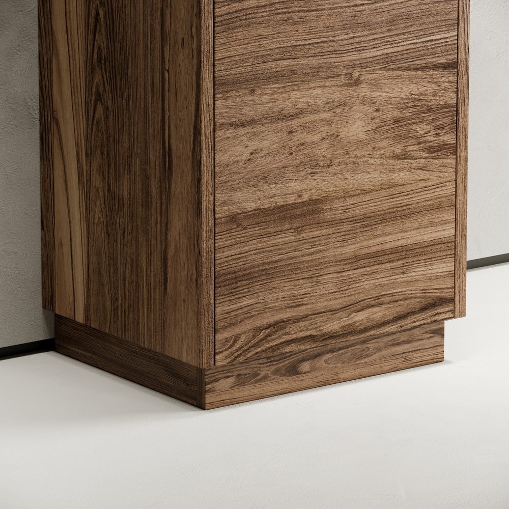 Шкаф-пенал напольный Sancos Libra Floor, дуб чарльстон 350х300х1870 мм