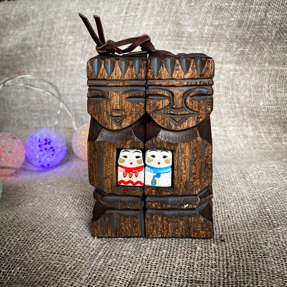 Семейный оберег "Семья с 2 детками" | мальчик, девочка