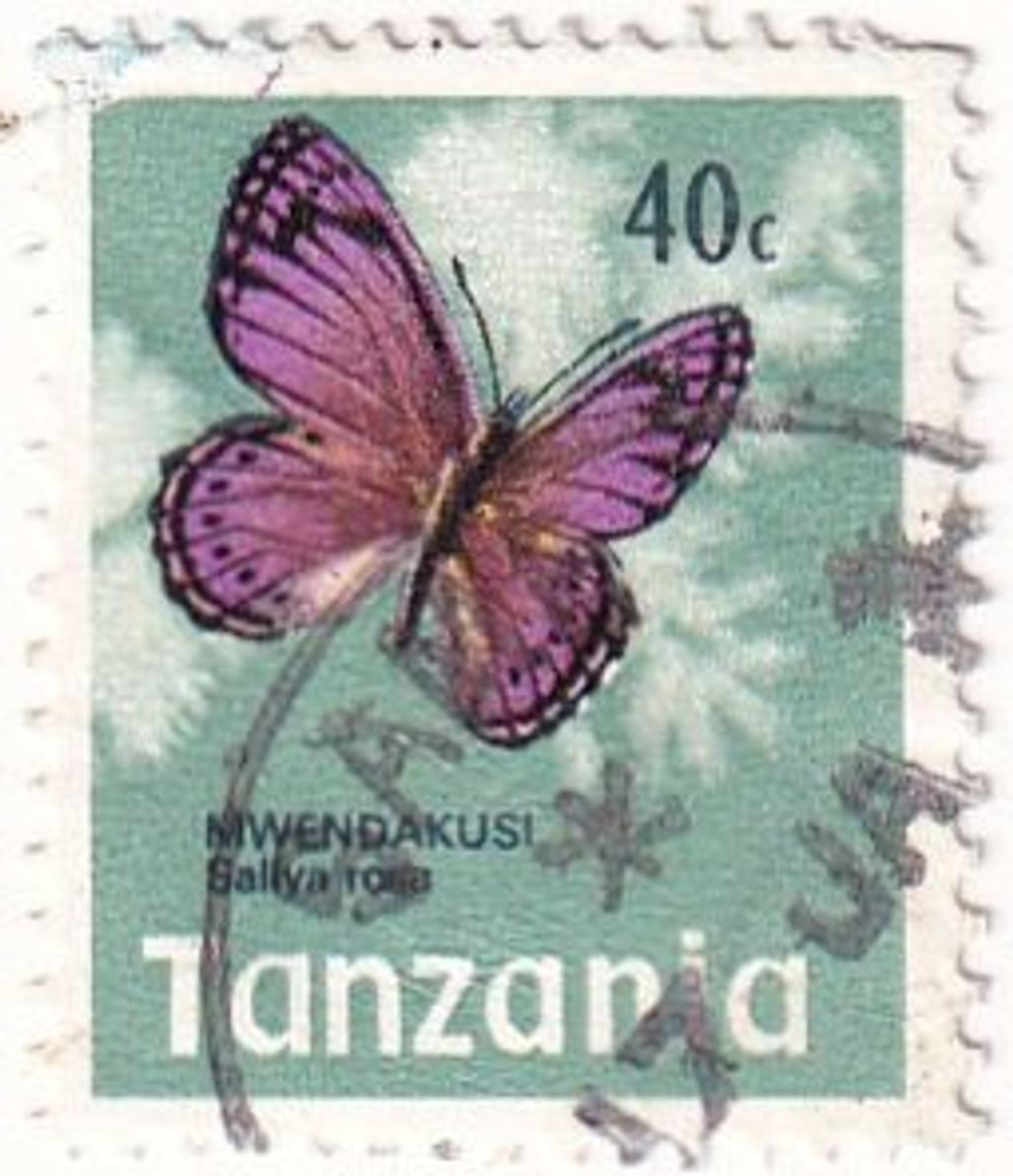 23 почтовых марки, Танзания, 1960-1970-е годы, Бабочки и рыбы