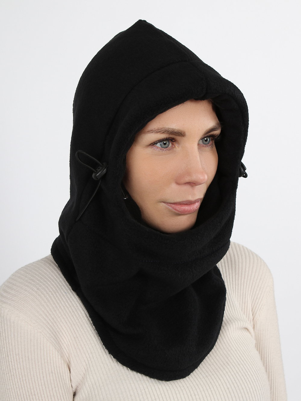 Женская шлем-балаклава "PRIVAL" цвет черный