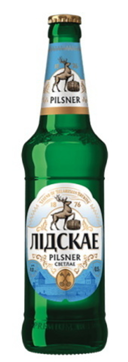 Пиво Лидское "Пилснер" светлое 0,5л. стекло