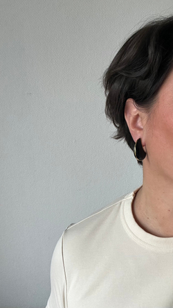 Серьги в виде капли