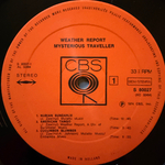Weather Report ‎– Mysterious Traveller (Голландия 1974г.) Т
