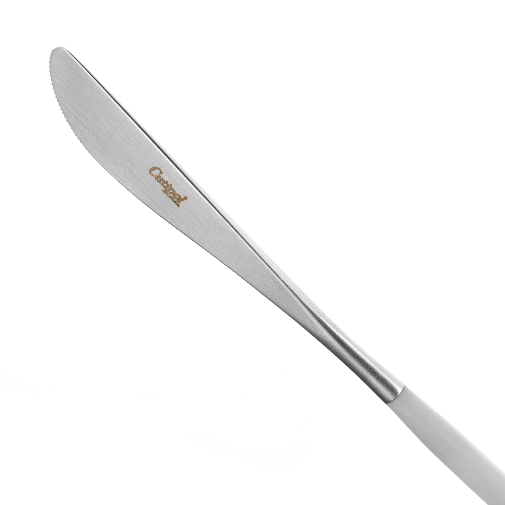 Набор столовых приборов на 6 персон 24 предмета Cutipol Mio matte white в подарочной упаковке