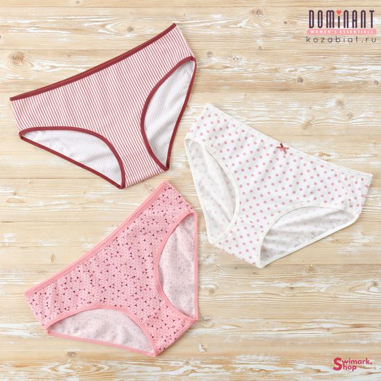 Трусики женские DOMINANT 55000-189, FULL BRIEF, 3 шт. в уп.