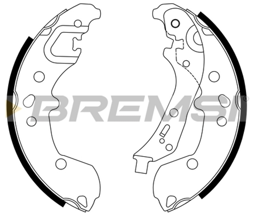 BREMSI - GF1114-BMS - Brake Shoe Set