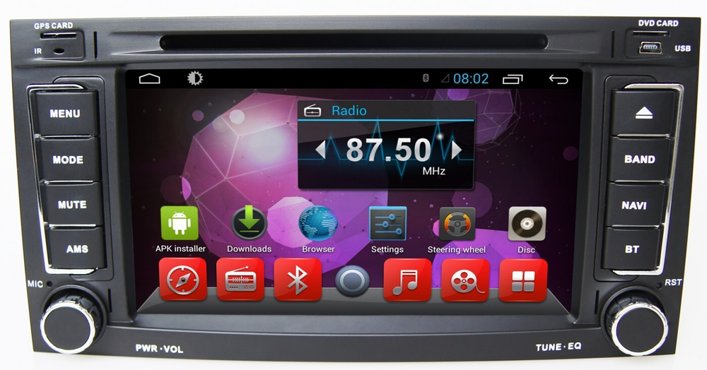 Магнитола для Volkswagen Touareg 2002-2010, Multivan 2003-2015 - Carmedia KR-7094-S10 Android 10, ТОП Процессор, 4ГБ-64ГБ, SIM-слот