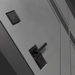 Входная дверь Бункер BN-12 - Зеркало 18 
Сандал белый