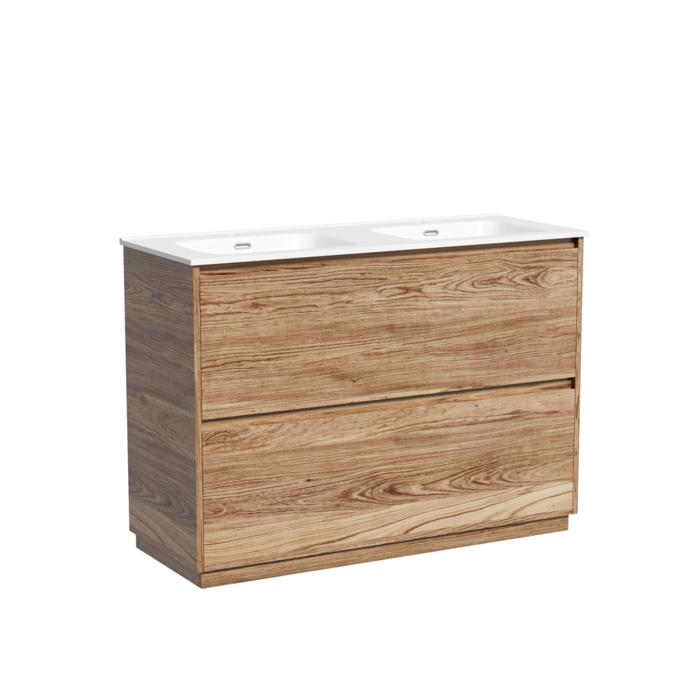 Тумба напольная под раковину Sancos Libra Floor, дуб чарльстон 1190х450х840 мм