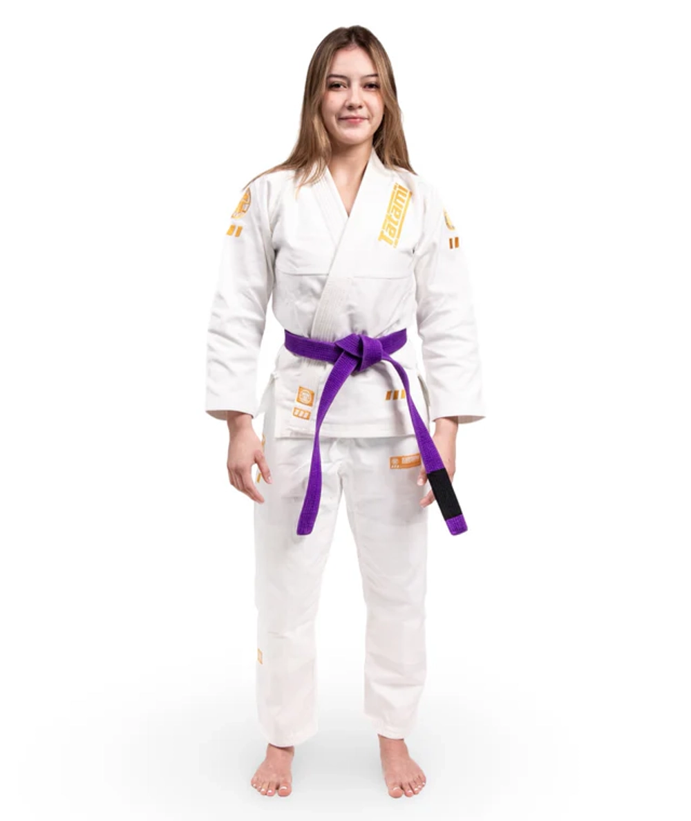 Кимоно женское Tatami LADIES PRO SERIES - WHITE & CHAMPION GOLD