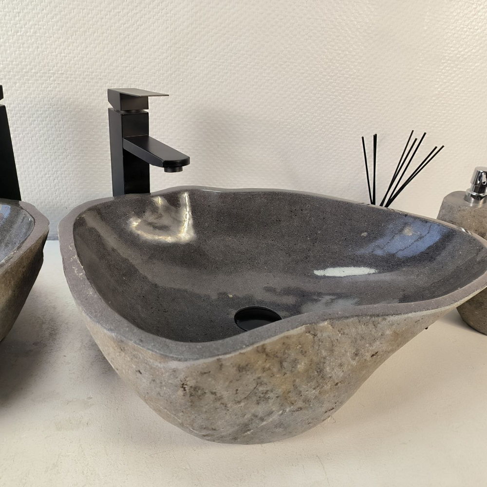 Раковина из речного камня ПАРА! RS-65362 56*41*15 0865