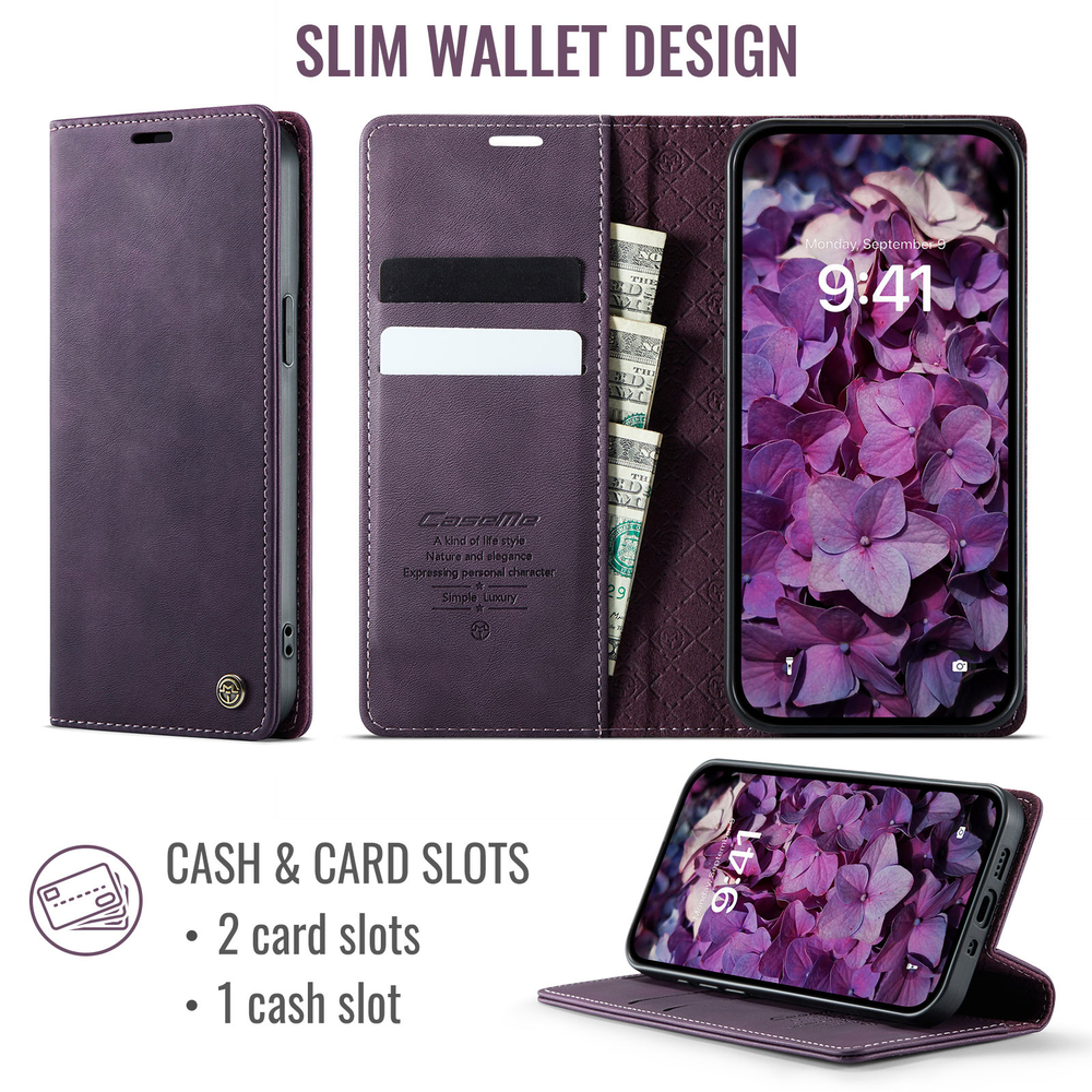 Чехол-книжка CaseMe RFiD iPhone 12/12 Pro