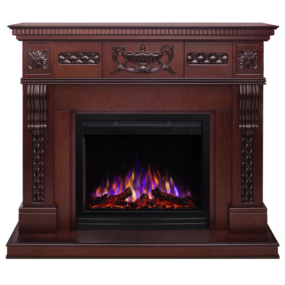 Электрокамин RealFlame Corsica Lux 25,5/26 AO античный дуб с очагом Saphir 25,5
