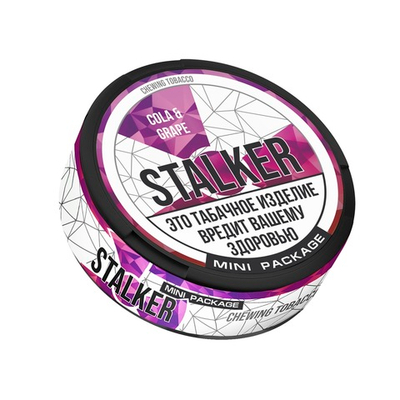Жевательный табак Stalker Hard Mini - Виноград и Кола, 6 гр