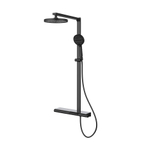 Душевая стойка Vincea Arco VSFS-4AR1MB с изливом, черный матовый