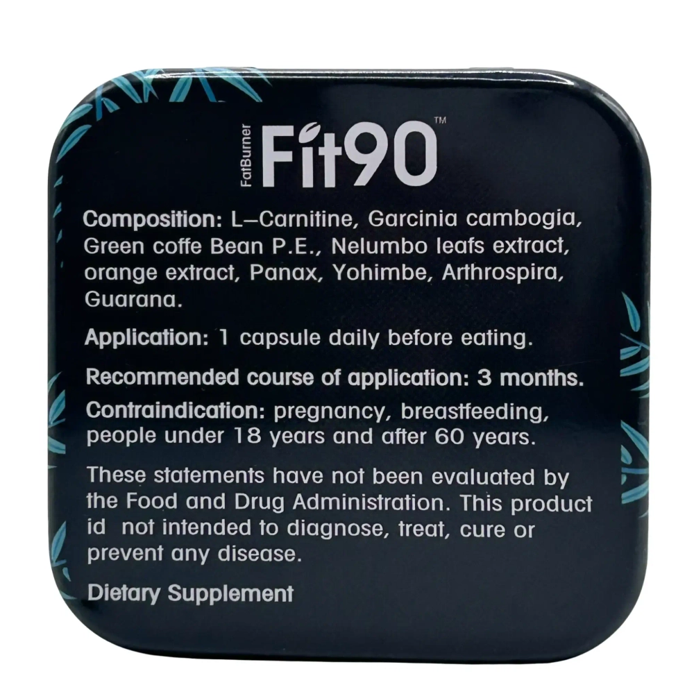 Fit 90 для похудения капсулы с натуральным составом