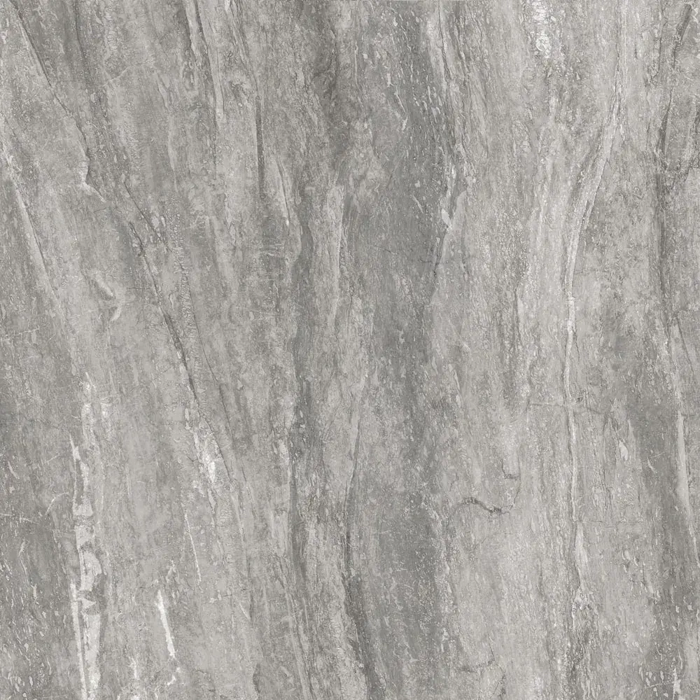 Керамогранит Alma Ceramica GFU04TVT70R Travertino 60x60 серый сахарный под камень