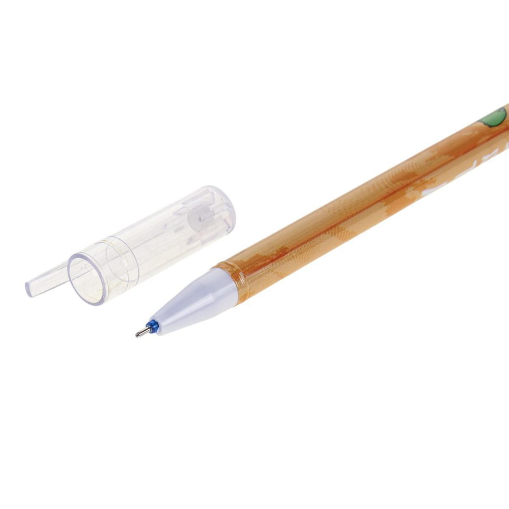 Ручка пиши-стирай "Крутой Дино" 0,5мм, синяя, 4 вида микс