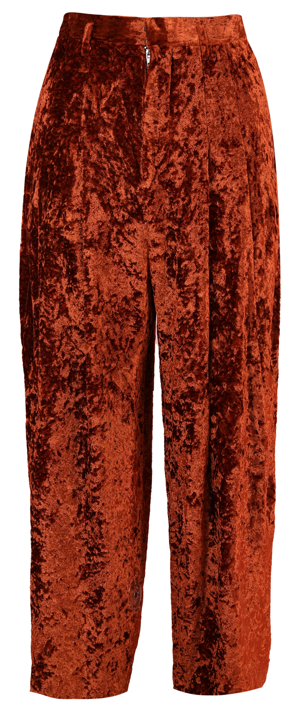 SHINYAKOZUKA БРЮКИ БАРХАТНЫЕ КОРИЧНЕВЫЕ BAGGY