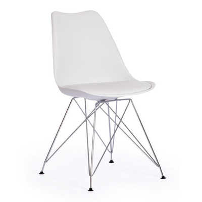 Стул TULIP IRON CHAIR (mod.EC-123) металл/пластик, 54,5*48*83,5см, white (белый)
