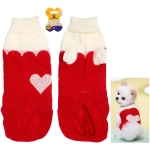 Кофта - свитер для мелких пород собак и кошек «BRO Style ♥», цвет красный, р M