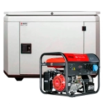 Бензиновый генератор FUBAG BS 7500 A ES с кожухом Geon 1400SS RAL 7035