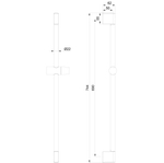 Душевая штанга WONZON & WOGHAND, Брашированное золото (WW-SL03-BG)