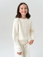 Джемпер для девочки AT1001 молочный