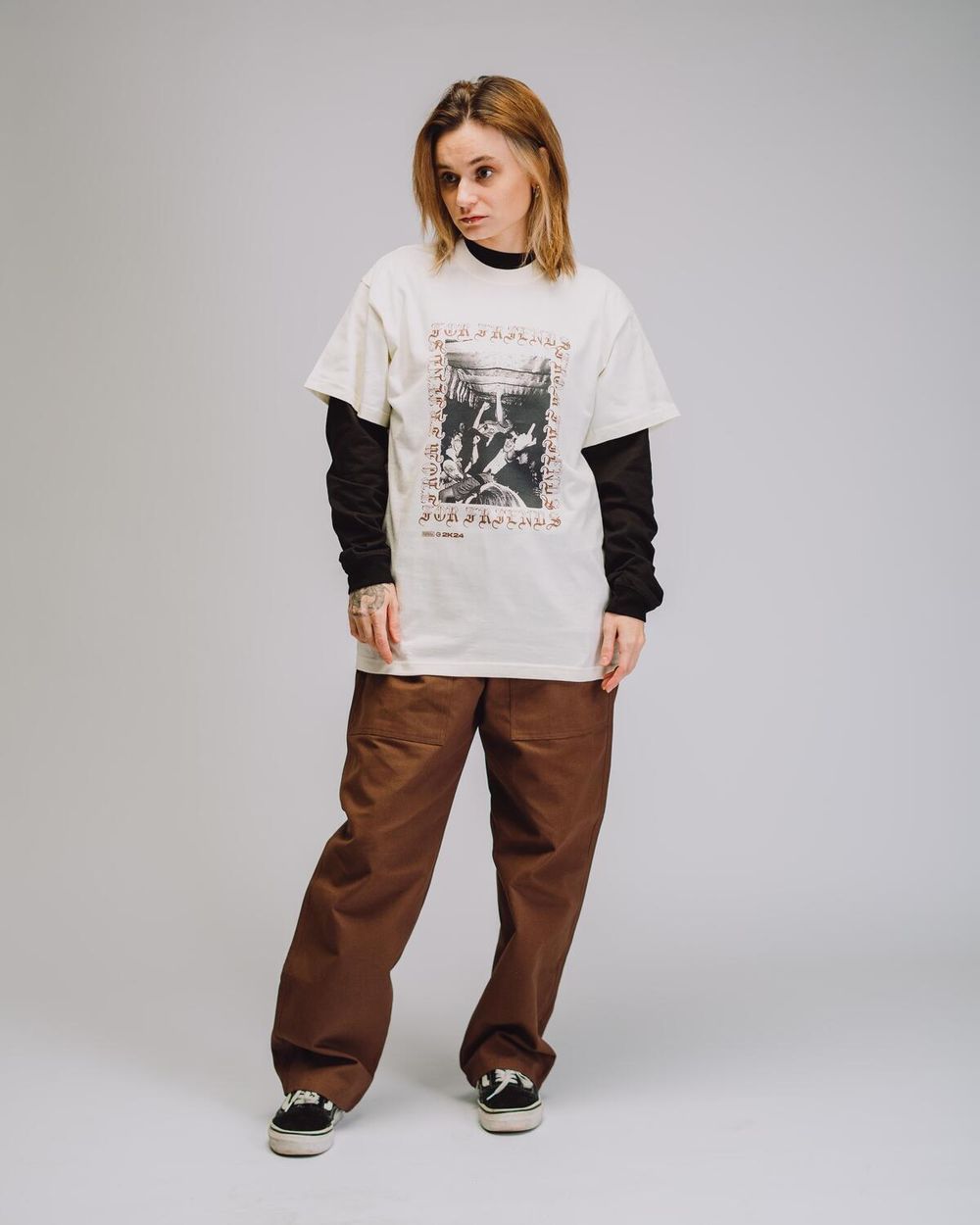 Купить Футболка Подполье First Show молочная Футболка Подполье First Show молочная