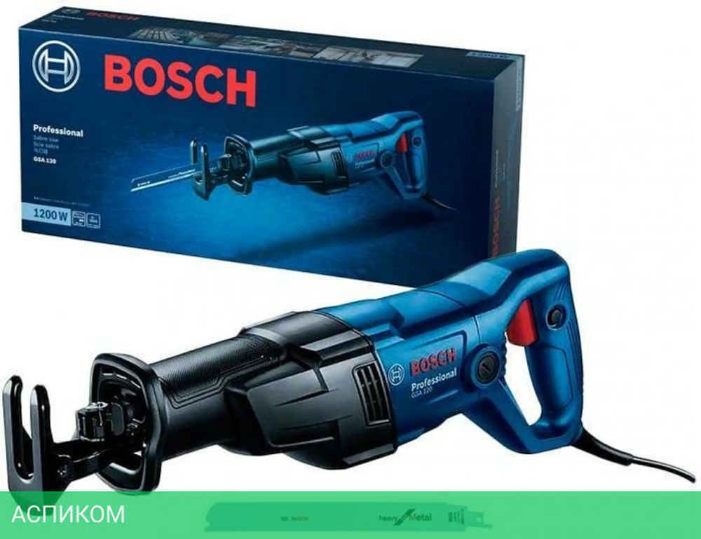 Сабельная пила Bosch GSA 120 + 1 пильное полотно (0.601.6B1.020)
