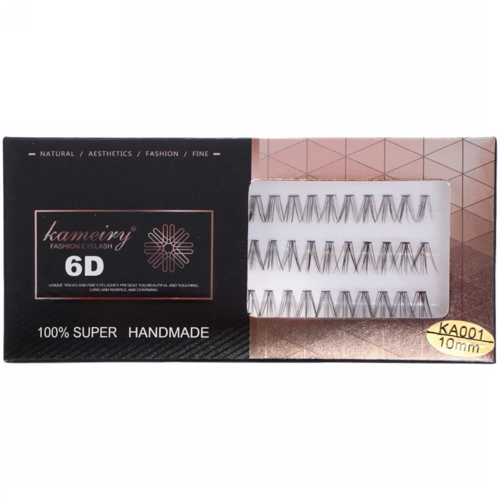 Ресницы - пучки накладные «Beautiful look - Beauty», 10мм, цвет черный