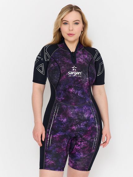 Гидрокостюм Sargan Nero 2.0 Shorty lady 2 мм GalaxyAPE-07/черный