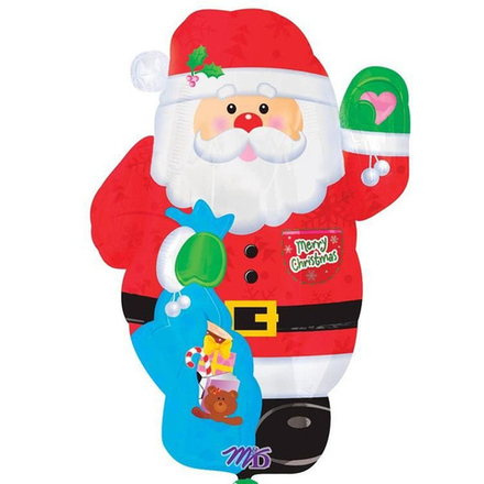 Шар фигура Новый год Санта