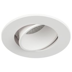 Светильник встраиваемый декоративный ЭРА KL90 WH под лампу MR16 GU5.3 белый пластиковый