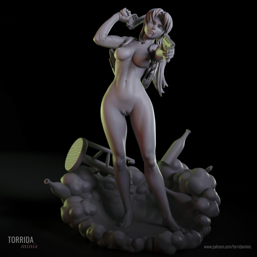 Фигурка Реви Пираты Чёрной лагуны Revy Black Lagoon Rebecca