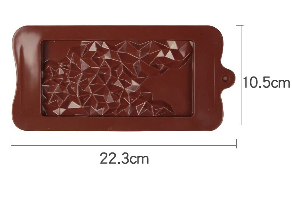 Силиконовая форма для шоколадной плитки "Фрагмент"
